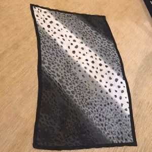 Leopard Print Grey Scarf/CoverUp